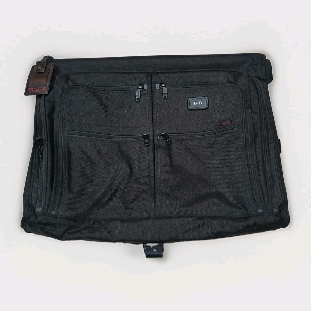 TUMI Alpha Classic Garment Bag Bifold Travel Ballistic Nylon Black 24x40"